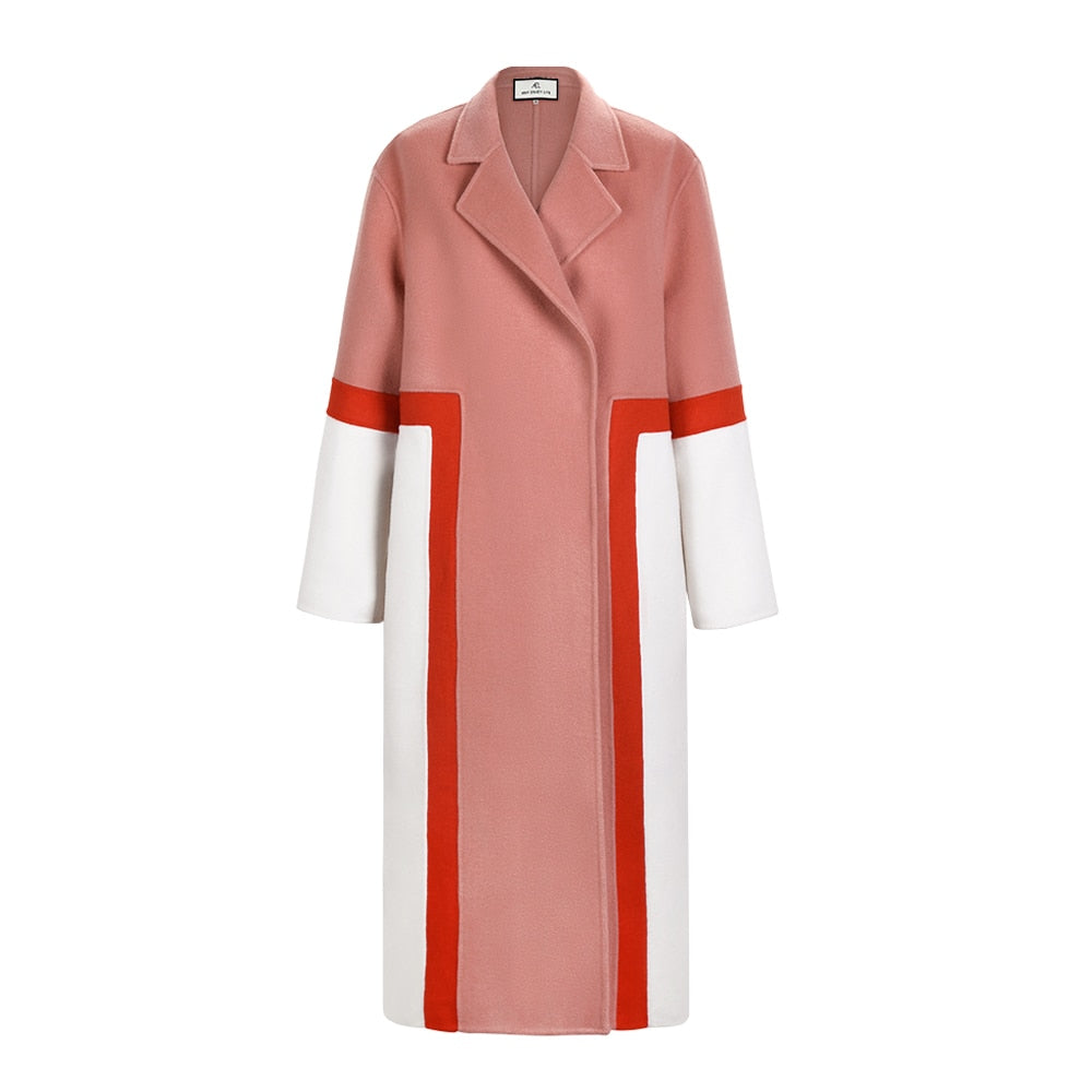 woolen coat - Pink