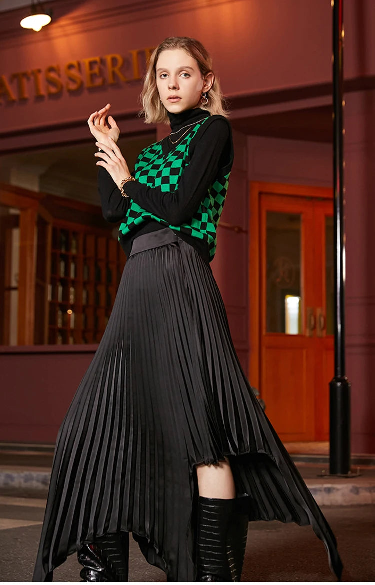 Winter Long Pleated Skirts