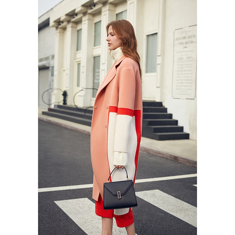 woolen coat - Pink