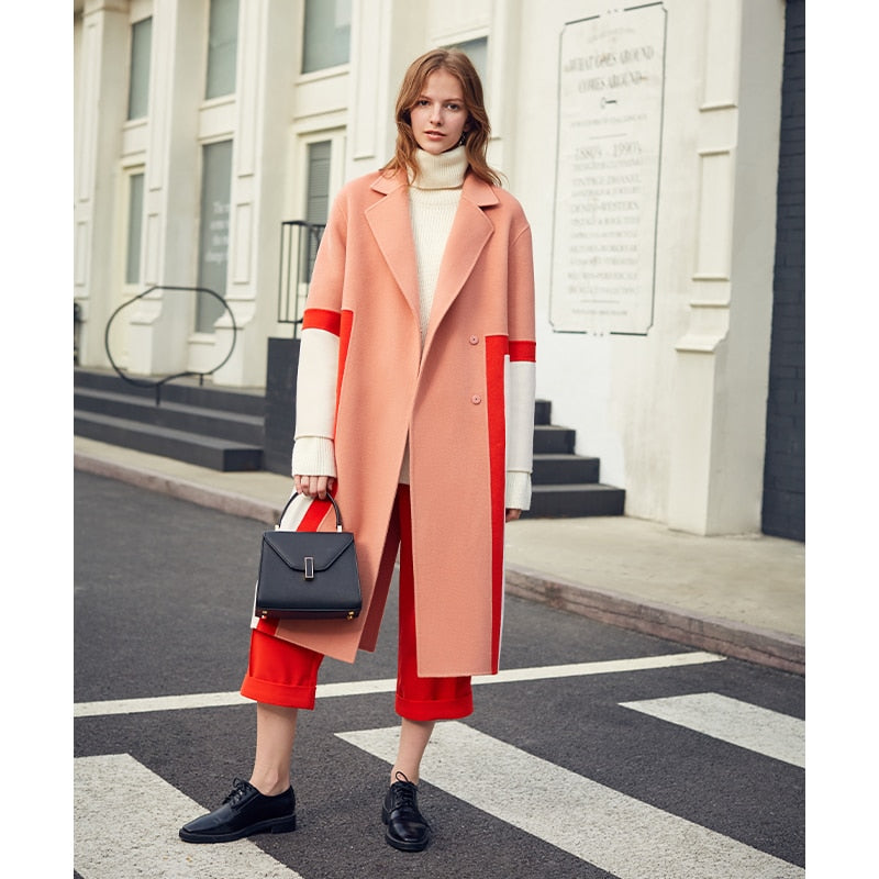 woolen coat - Pink