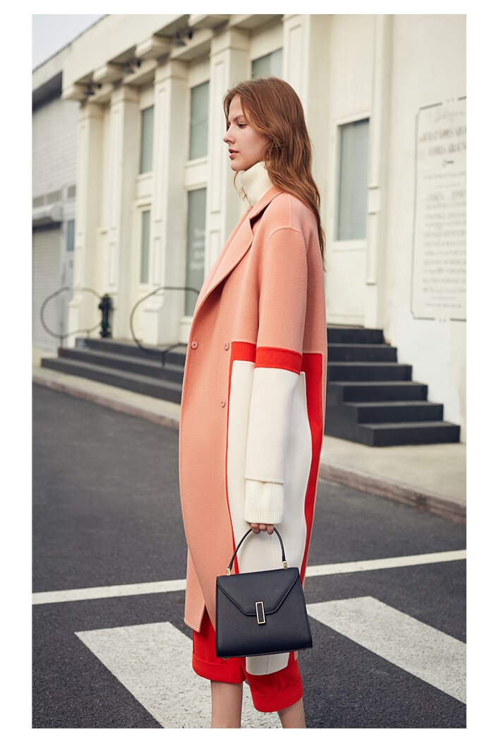 woolen coat - Pink