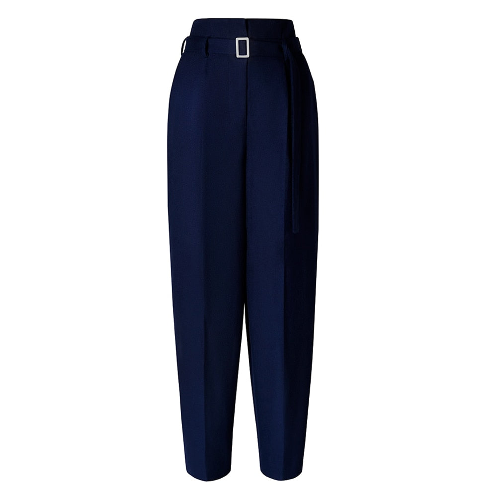 Navy blue - suit pants