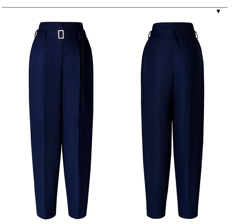 Navy blue - suit pants