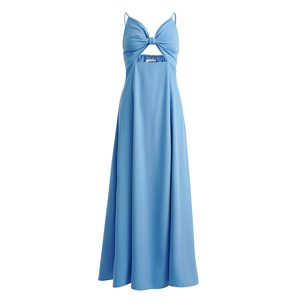 Sleeveless Long - Light blue