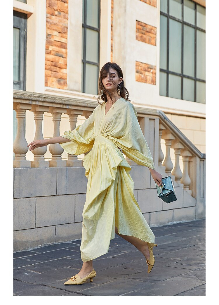 Long Dress - Spring Summer - Yellow