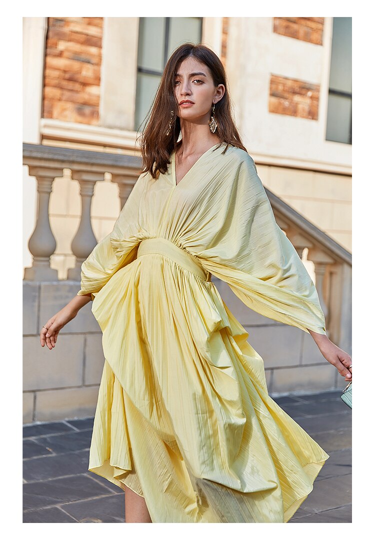 Long Dress - Spring Summer - Yellow