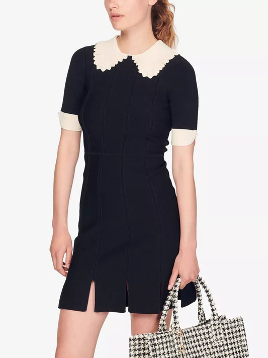 Short Sleeve Knitted short Dress