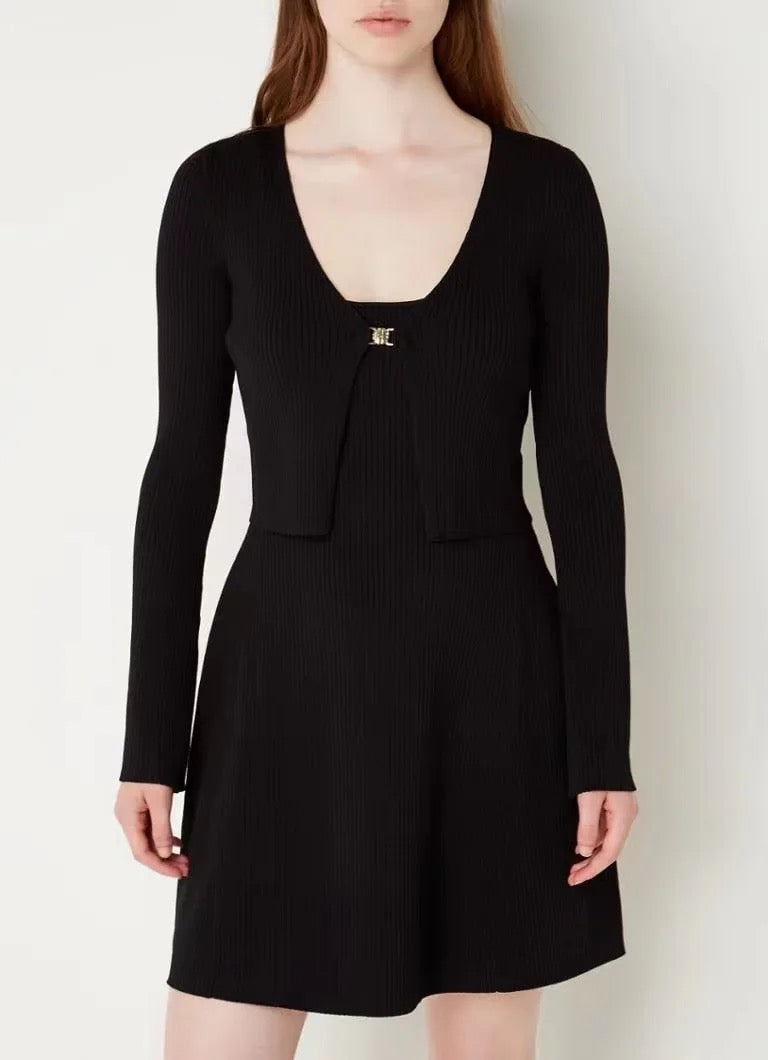 Knit Dress - Black