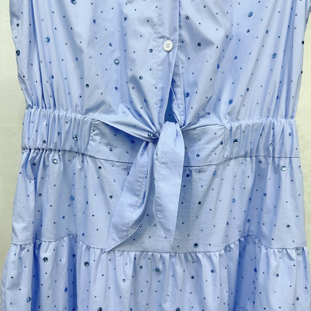 Blue Shirt Dress