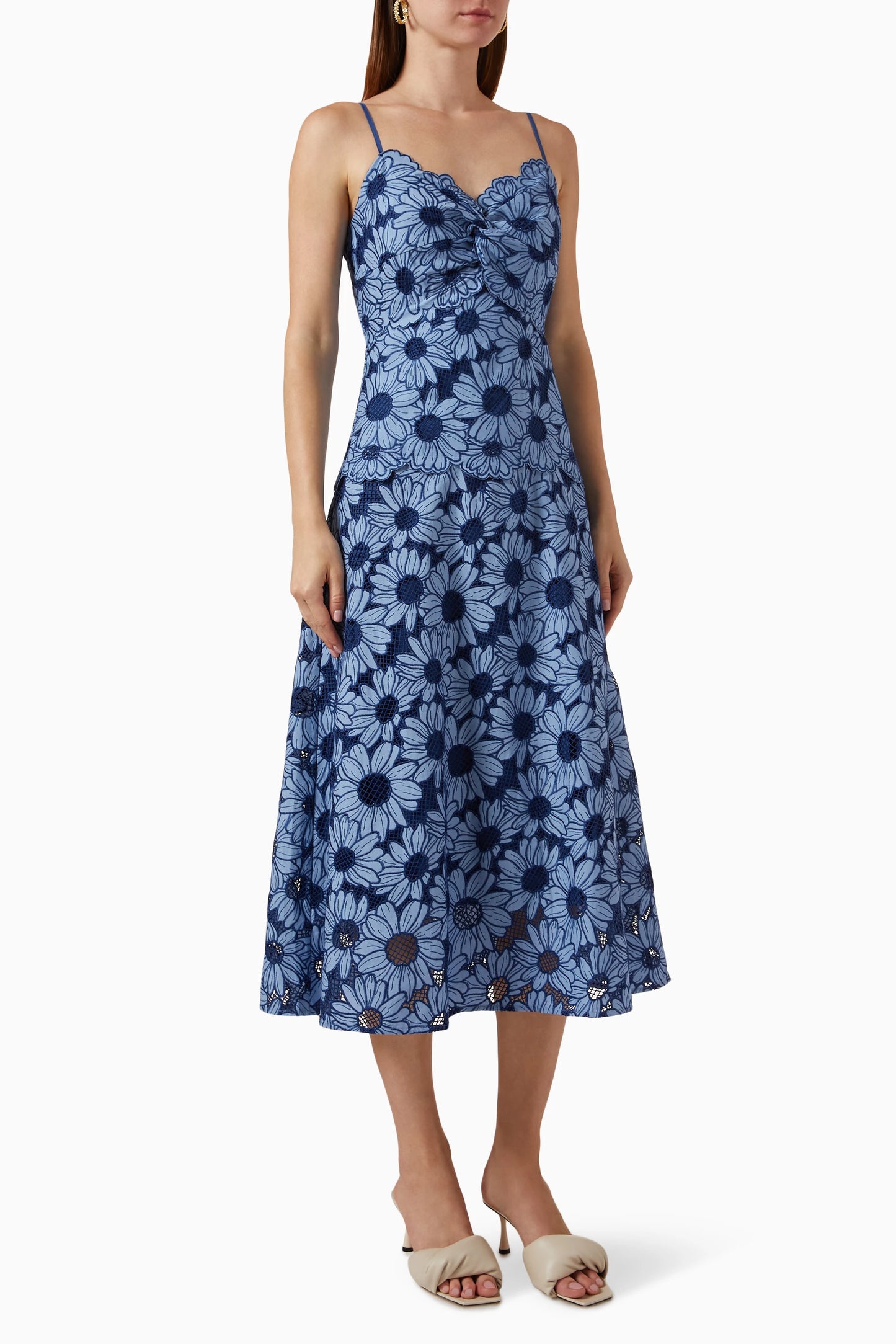 Midi Dress- Blue