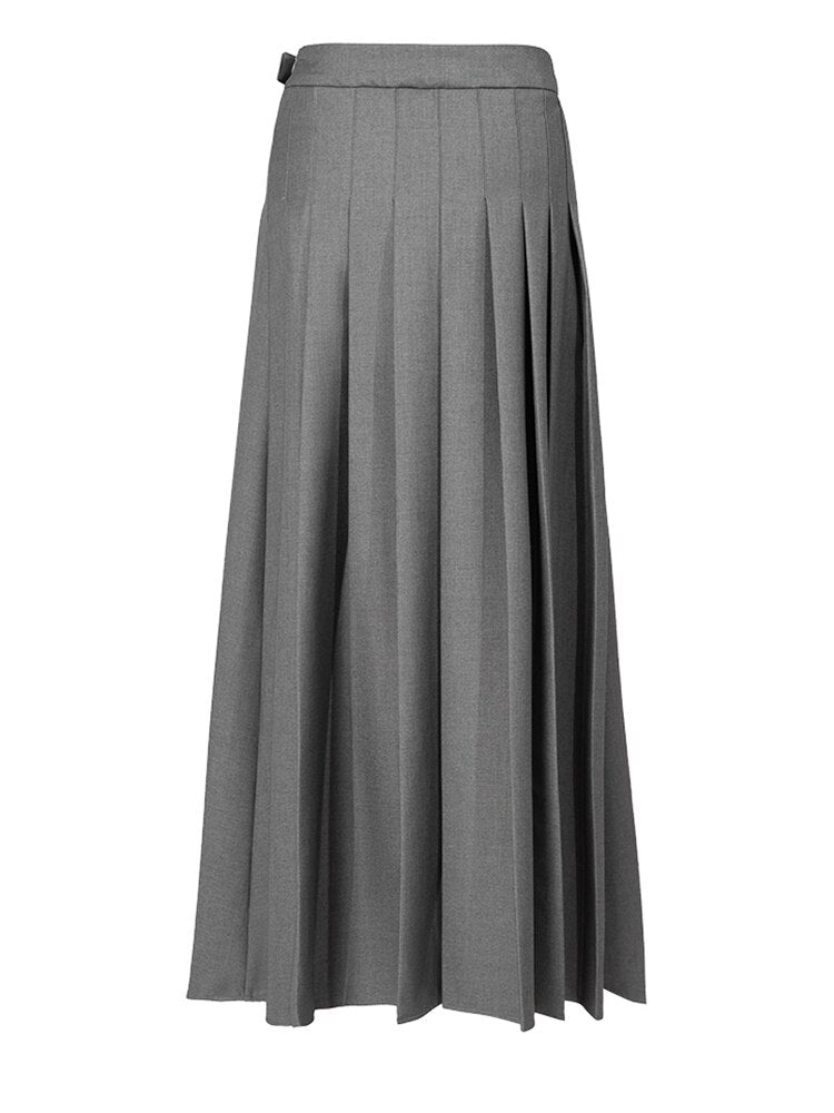 High Waist Long Skirt