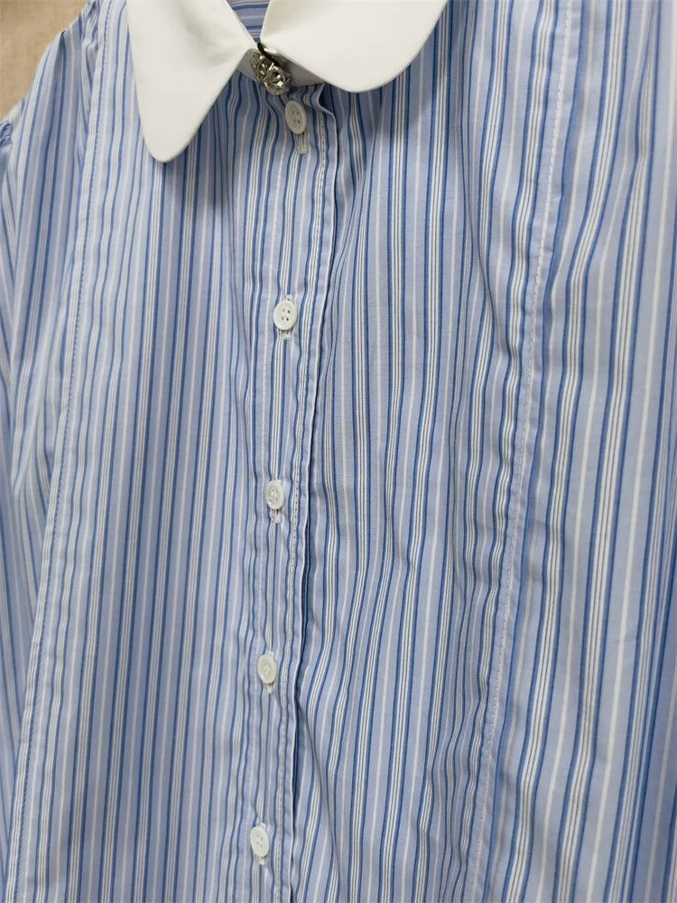 Blue Striped Shirt