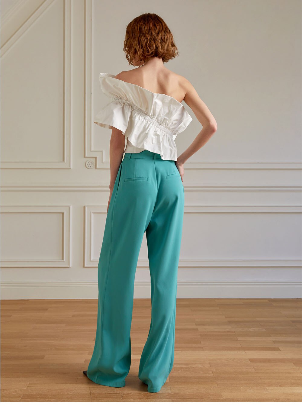 High Waist Wide Leg Pants