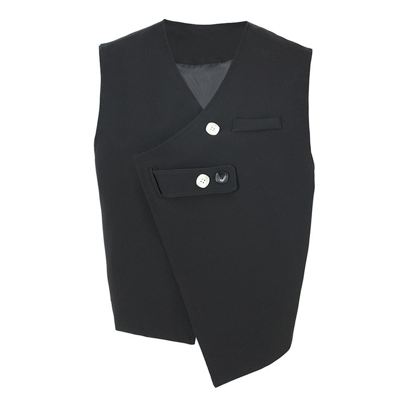 Women Black Vest