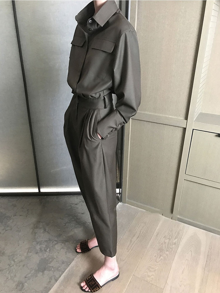 Long Sleeve Jumpsuits -