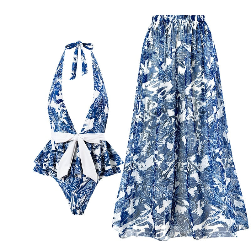 Swimsuits With Skirt Cover Up