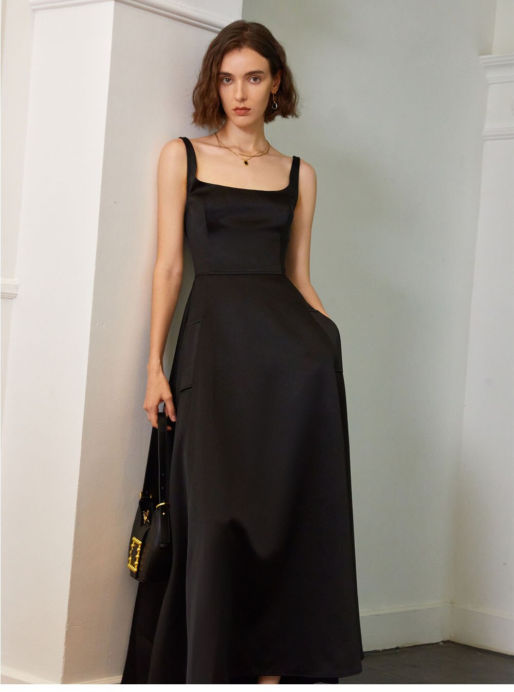 Long Dresses Sleeveless - Black