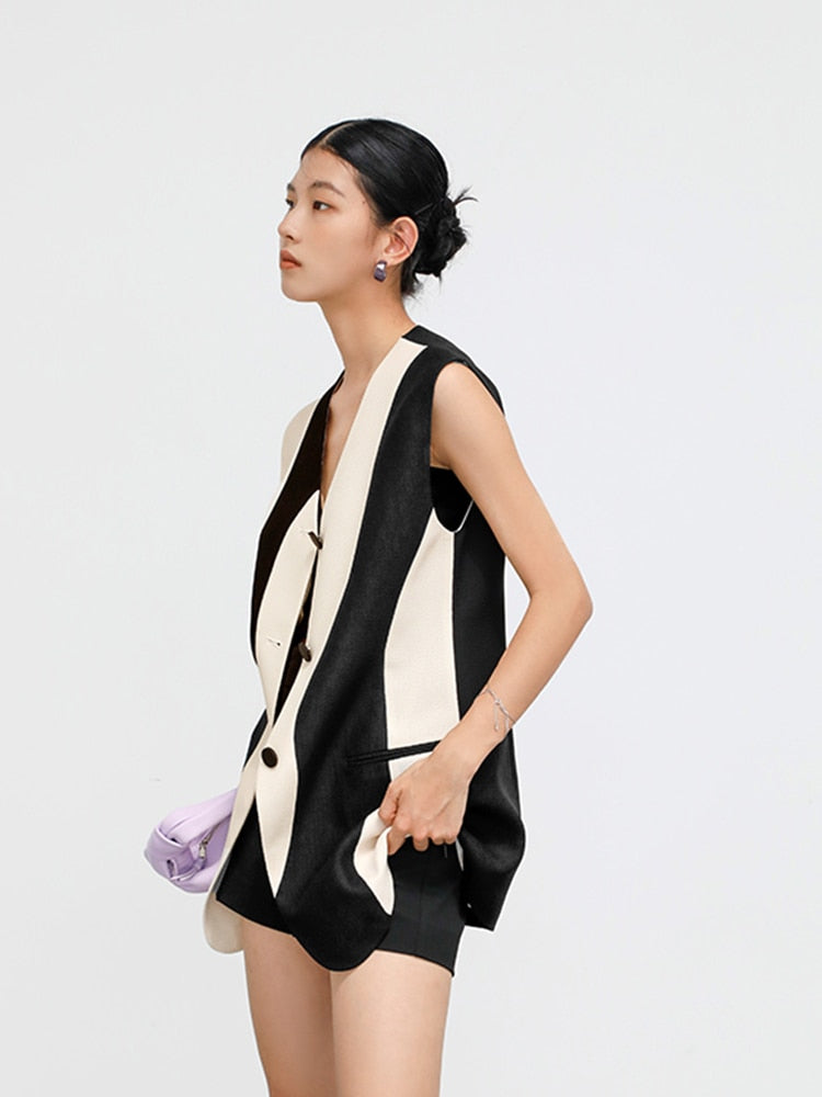 Spring Loose Vest For Women Sleeveless