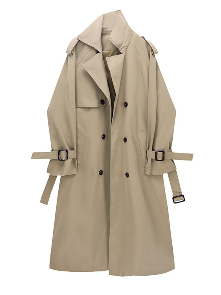 Women Khaki Trench