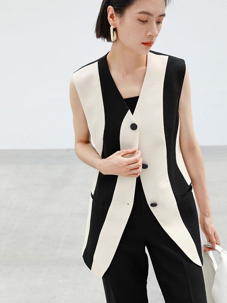 Spring Loose Vest For Women Sleeveless