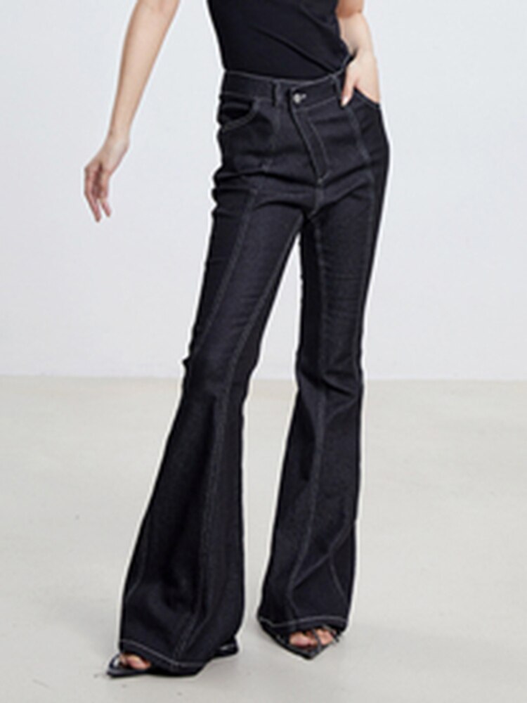 High Waist Denim Pant