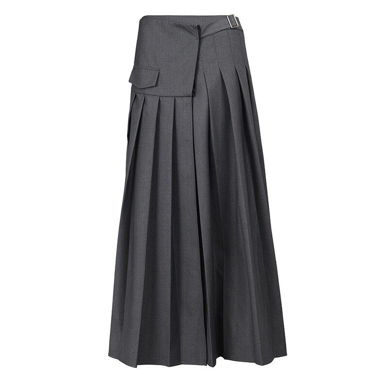 High Waist Long Skirt