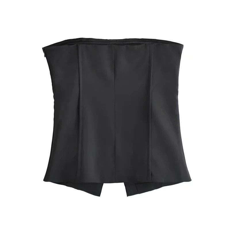 Sleeveless Top - Black