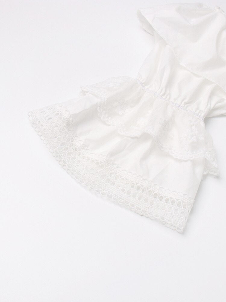 Off shoulder Dress - White