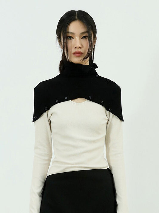 Knitting Sweater Turtleneck Long Sleeve