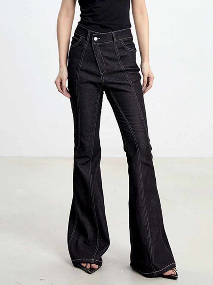 High Waist Denim Pant