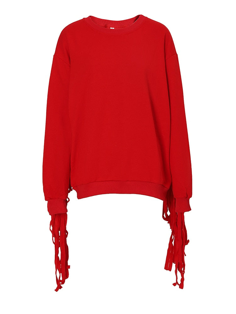 Sweater Long Sleeve - Red and Black