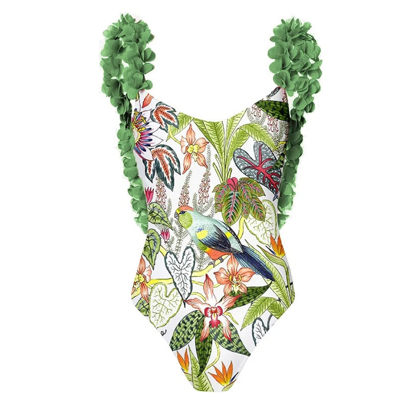 Swimsuit One Piece and Skirt Print