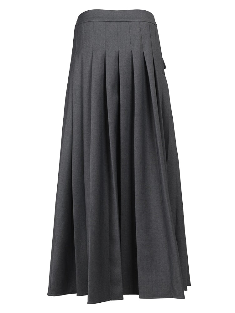 High Waist Long Skirt