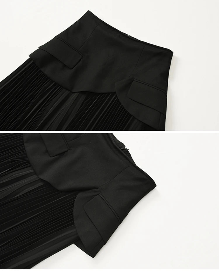 Pleated Midi Skirts