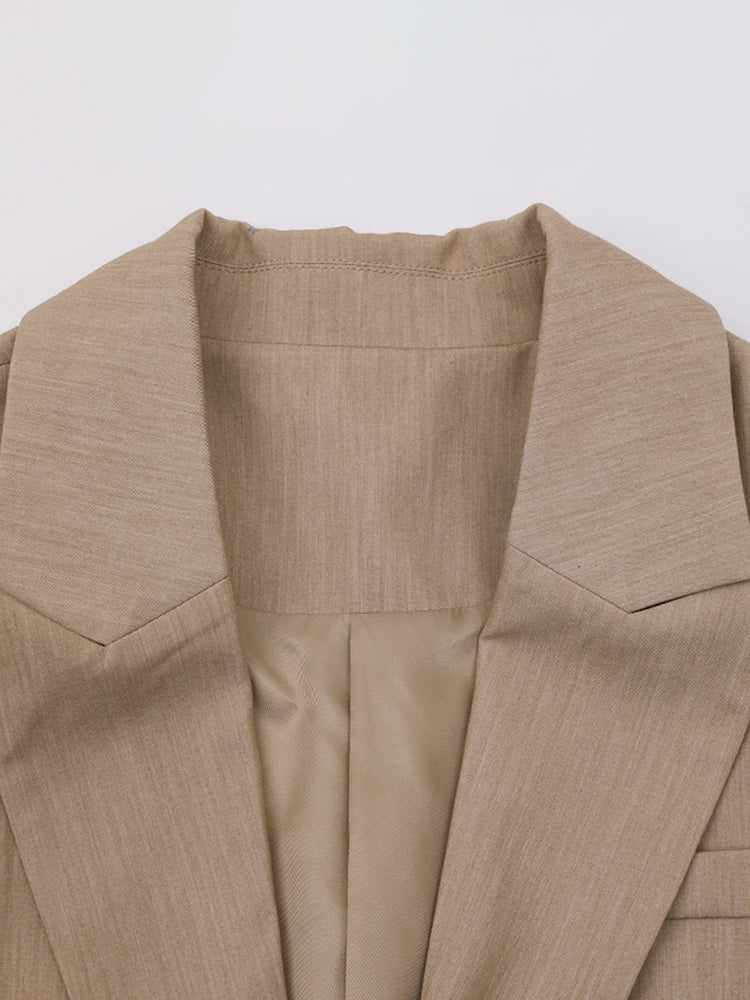 Blazer For Women - Khaki