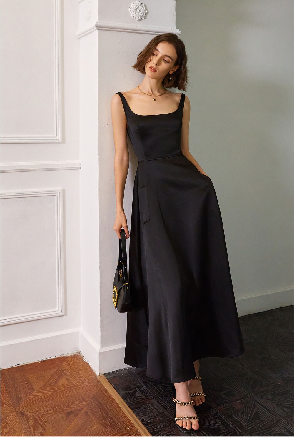 Long Dresses Sleeveless - Black