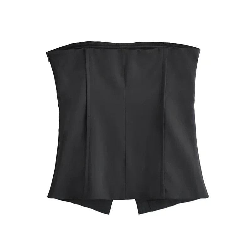 Sleeveless Top - Black