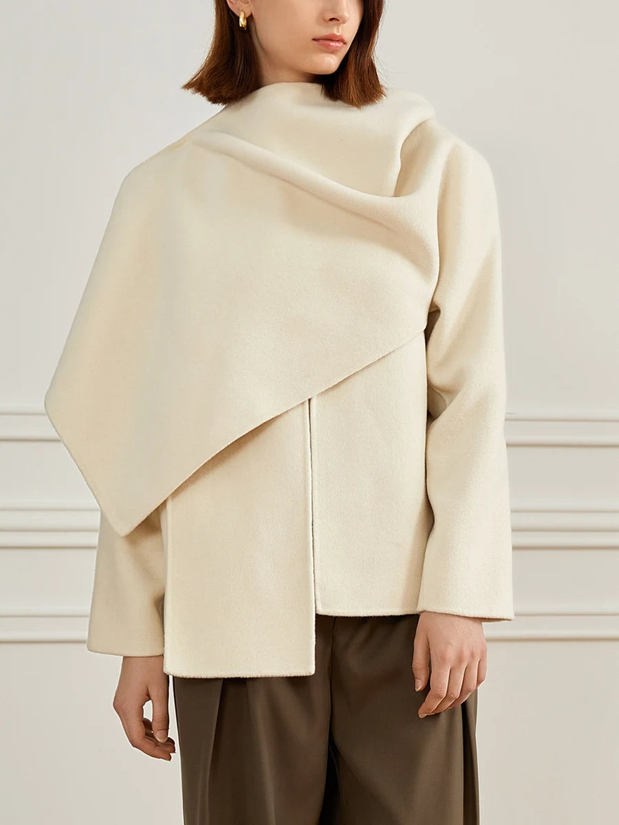 Cashmere Coat s Warm Shawl Double-sided