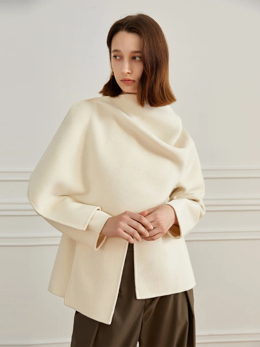 Cashmere Coat s Warm Shawl Double-sided