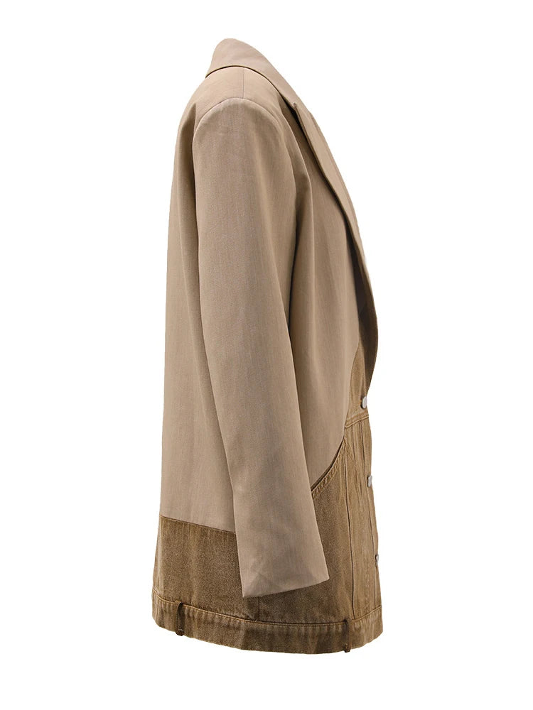 Blazer For Women - Khaki