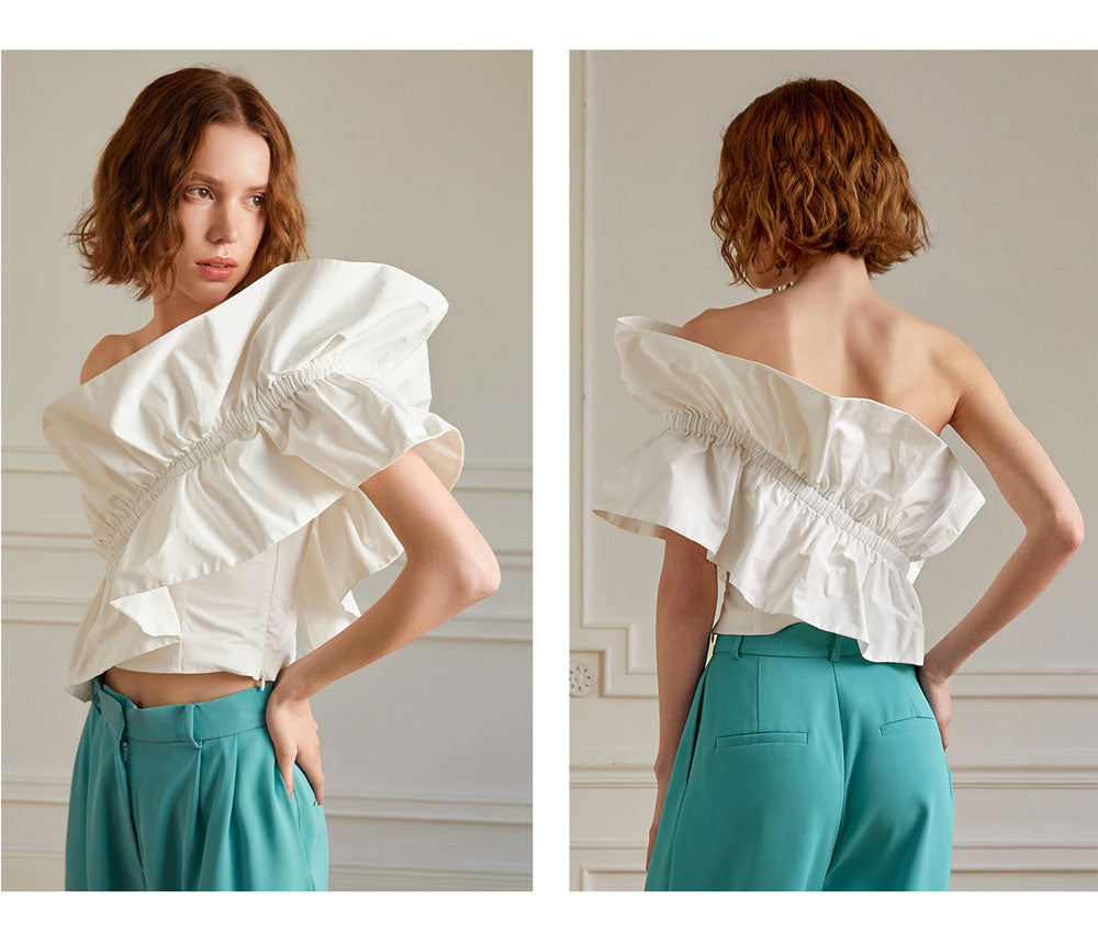 A1 Off Shoulder Tops - White