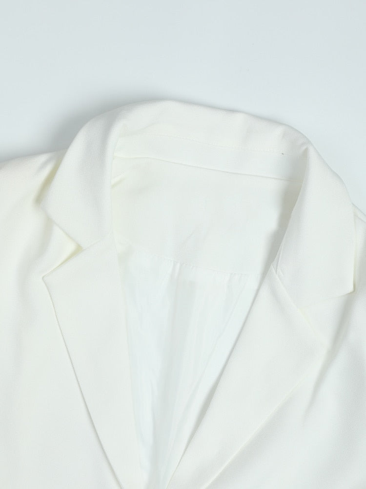 White - Blazer Long Sleeve