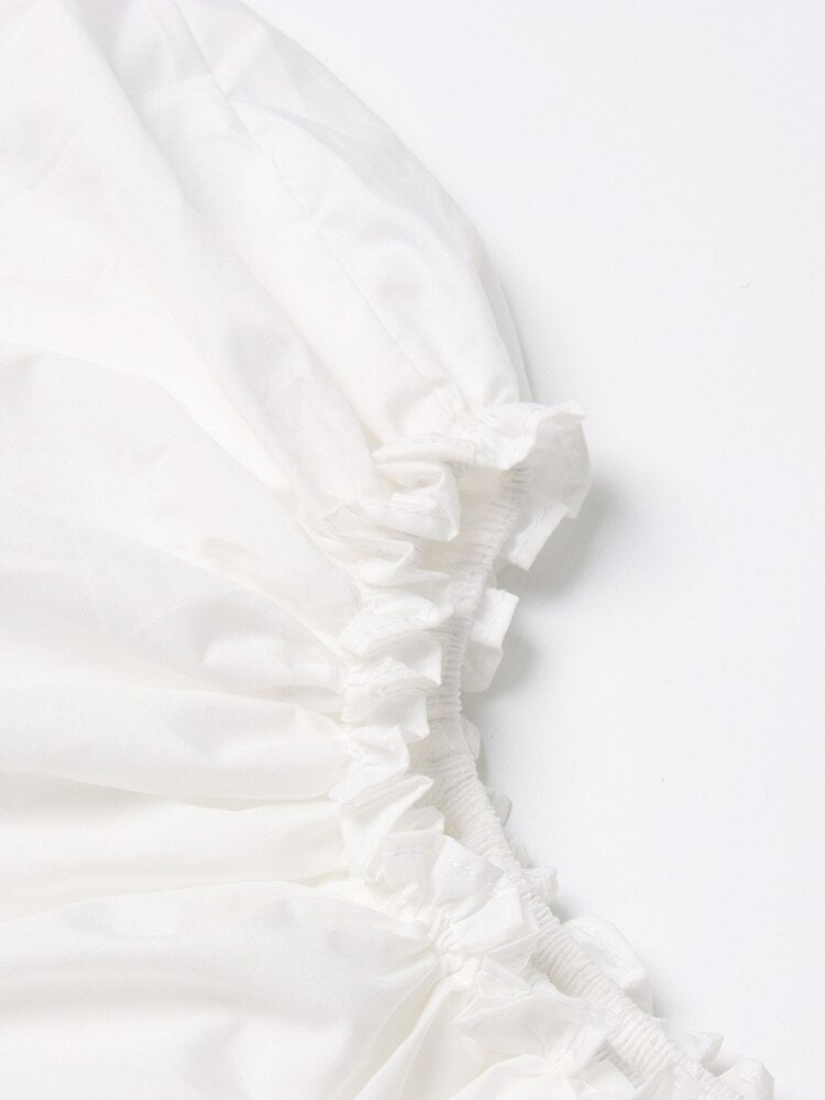 Off shoulder Dress - White