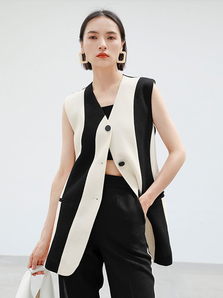 Spring Loose Vest For Women Sleeveless