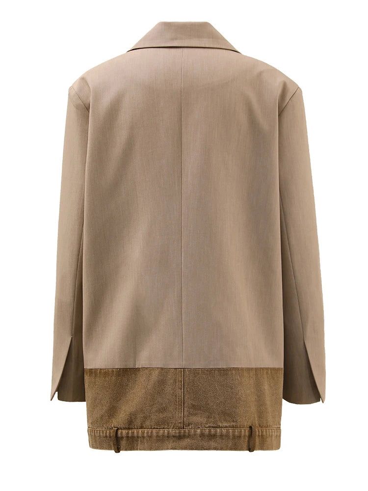 Blazer For Women - Khaki