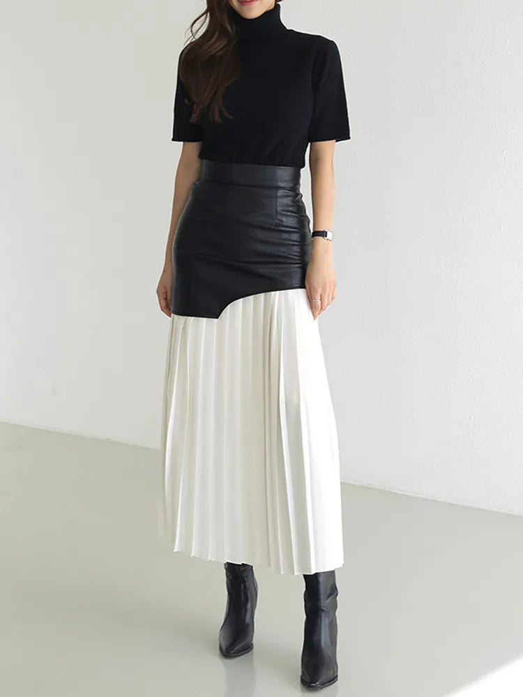 Skirt High Waist Midi