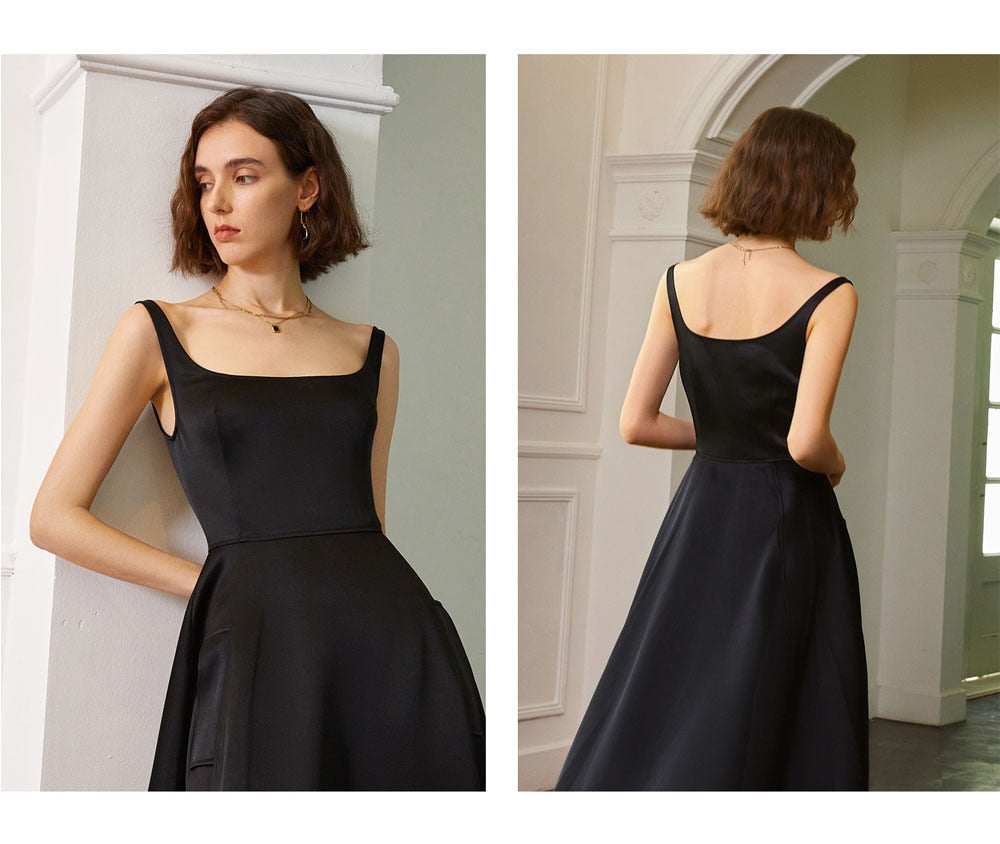 Long Dresses Sleeveless - Black