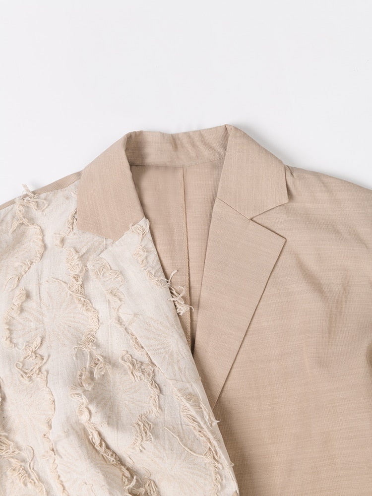 Khaki - Blazer Long Sleeve