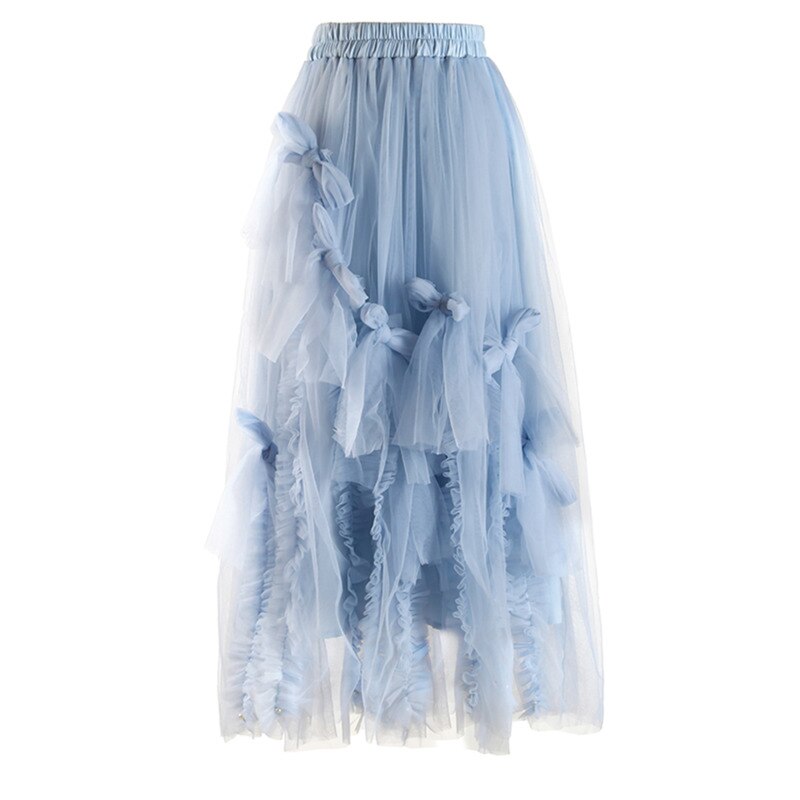 High Waist Ruffles Skirt