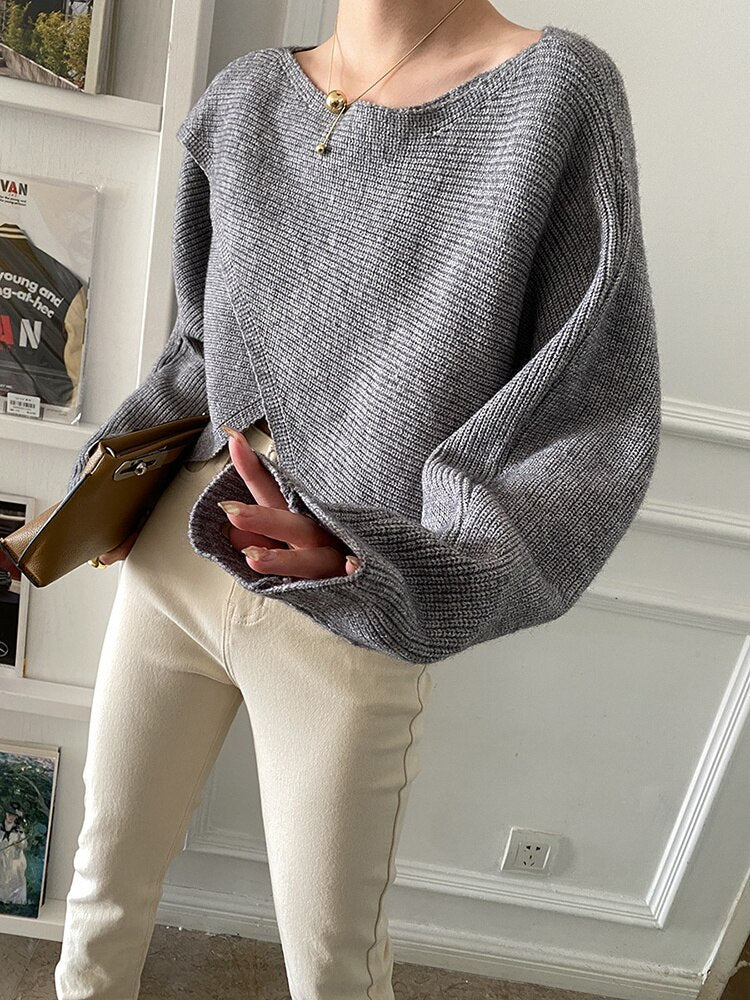 Big Size Knitting Long Sleeve